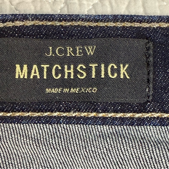 NWOT J. Crew Women's Straight Leg Jeans - Dark Blue Matchstick size 26 - Picture 8 of 11